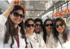 अंतरराष्ट्रीय महिला दिवस : फिक्की लेडीज ऑर्गेनाइजेशन (फ्लो) के 50 सदस्यीय दल ने की मेट्रो यात्रा