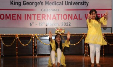 महिला दिवस पर केजीएमयू में सांस्कृतिक कार्यक्रम तेजस्विनी का आयोजन