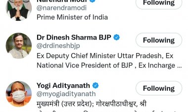 शिवपाल यादव ने प्रधानमंत्री, मुख्यमंत्री को ट्वीटर पर किया फालो