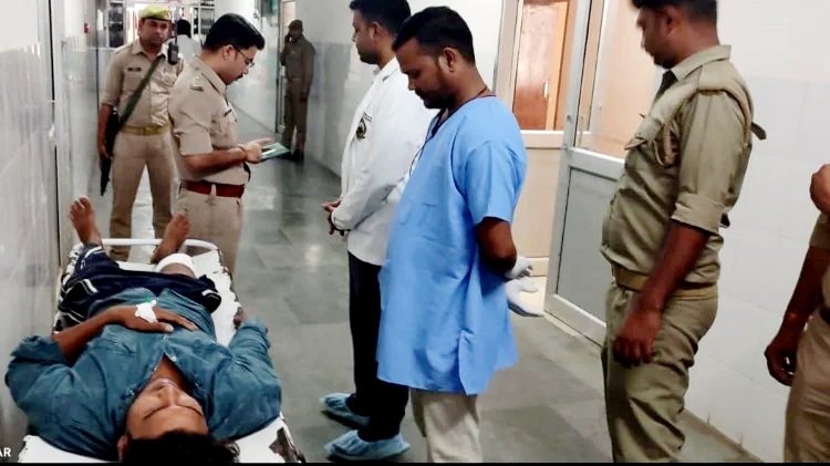 मुठभेड़ : आला कत्ल बरामद करने गई पुलिस पर ही बदमाश ने छीनकर तान दी पिस्टल