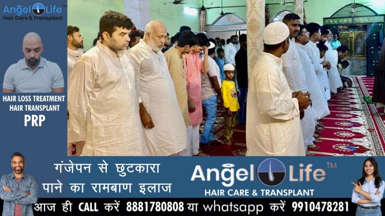 दो वर्षों बाद इबादतगाहों मे ईद की नमाज़ को जुटे नमाज़ी-किया शुक्र का सजदा