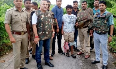 कुशीनगर सिपाही हत्याकांड में शामिल पशु तस्कर मुठभेड़ में घायल, गिरफ्तार