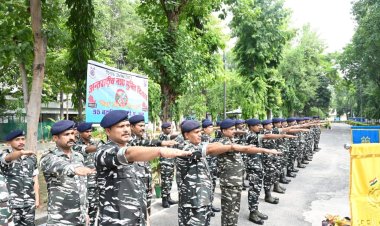 95 बटालियन केंद्रीय रिजर्व पुलिस बल ने मनाया नशा मुक्ति दिवस