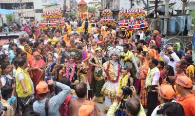 कहीं चांदी की पालकी तो कहीं फूलों से सजे रथ पर निकली भगवान जगन्नाथ की यात्रा