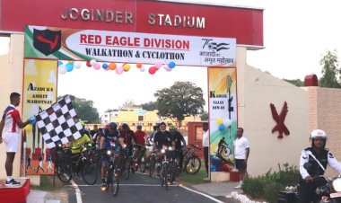 कारगिल विजय दिवस पर वॉकथॉन और साइक्लोथॉन रेस का आयोजन