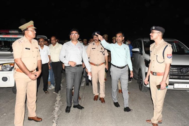 उच्च अधिकारियों ने कांवड़ यात्रा के मार्गों का निरीक्षण कर दिए आवश्यक दिशा निर्देश