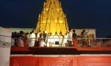 मार्कंडेय महादेव मंदिर का शिखर भी हुआ स्वर्णिम, दरबार का आभा देख श्रद्धालु हुए निहाल