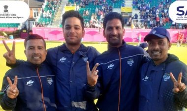 राष्ट्रमंडल खेल : लॉन बाउल्स में भारतीय पुरूष फोर टीम ने जीता रजत