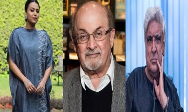 लेखक सलमान रुश्दी पर हुए हमले को स्वरा भास्कर और जावेद अख्तर ने बताया शर्मनाक