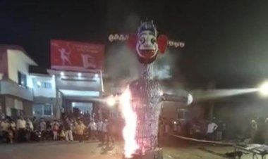 रावण वध से प्रजा में छाई खुशियां , दुष्टता पर हुई अच्छाई की जीत