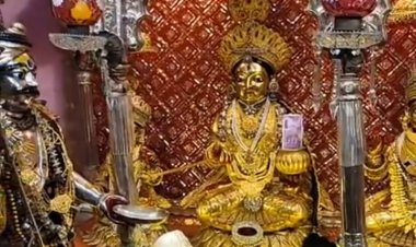 स्वर्णमयी अन्नपूर्णेश्वरी का दर्शन करने के लिए दरबार में आस्था का सैलाब