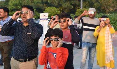 सूर्य ग्रहण देखकर लोगों ने कहा- वाह! क्या अद्भुत था नजारा