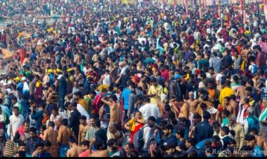 माघ मेला : 14 लाख श्रद्धालुओं ने लगाई डुबकी