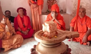 पंचकोशी परिक्रमा का महर्षि भारद्वाज व भगवान शिव के अभिषेक से समापन