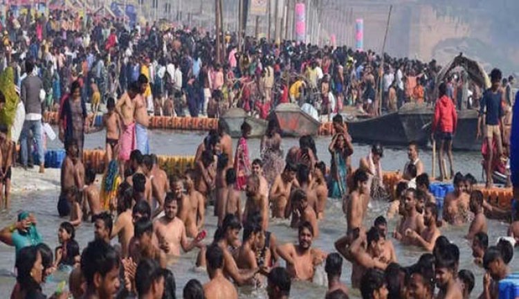 माघ मेला : पुण्य कमाने संगम नगरी में उमड़ा आस्था का सैलाब