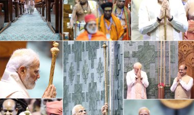 प्रधानमंत्री ने नव्य-भव्य संसद भवन को किया राष्ट्र को समर्पित