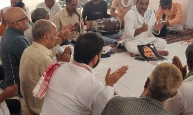 राहुल गांधी के जन्मदिन पर कांग्रेस के कार्यकर्ताओं ने किया सुंदर कांड का पाठ