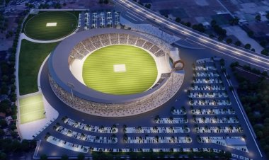 प्रधानमंत्री मोदी ने गंजारी में रखी अंतरराष्ट्रीय क्रिकेट स्टेडियम की आधारशिला