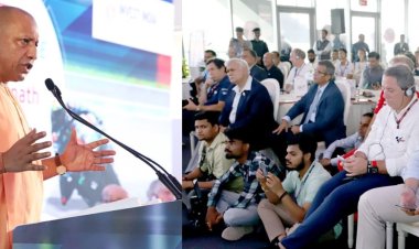 मुख्यमंत्री ने मोटो जीपी भारत में हिस्सा लेने आए विभिन्न कंपनियों के प्रतिनिधियों से किया संवाद