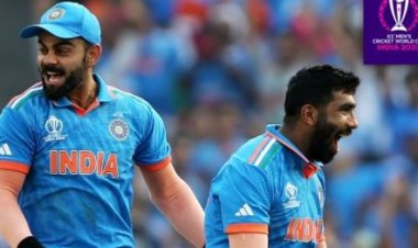 विश्व कप : भारत ने पाकिस्तान को सात विकेट से हराया, रोहित-अय्यर का अर्धशतक