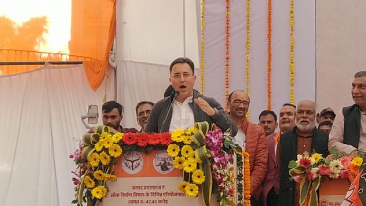 लोक निर्माण मंत्री जितिन प्रसाद ने 47.43 करोड़ रूपये के कार्यों का किया शिलान्यास एवं लोकार्पण