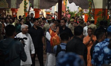 प्रधानमंत्री मोदी ने किया श्री संकट मोचन मंदिर में दर्शन-पूजन
