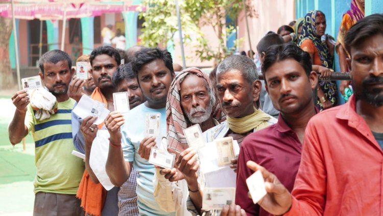 छठे चरण में 58.82 प्रतिशत मतदान, बंगाल में सर्वाधिक 78.19 प्रतिशत वोट पड़े