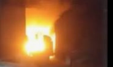 गाजियाबाद : लोनी में भीषण अग्निकांड में पांच लोगों की मौत