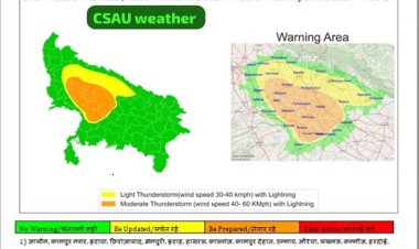 उप्र के 28 जनपदों में तेज हवाओं के साथ बारिश की चेतावनी
