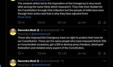प्रधानमंत्री मोदी का आह्वान, आपातकाल का विरोध करने वाले महान लोगों को श्रद्धांजलि दें