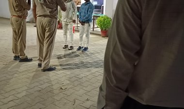 कौशांबी में दूल्हे को मंडप से उठा ले गई पुलिस