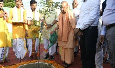 उत्तर प्रदेश ने 36.50 करोड़ पौधरोपण का लक्ष्य हासिल कर रचा कीर्तिमान : मुख्यमंत्री