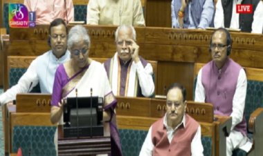 वित्तमंत्री निर्मला सीतारमण ने संसद में पेश किया केंद्रीय बजट 2024-25