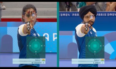 राष्ट्रपति और प्रधानमंत्री ने मनु भाकर और सरबजोत सिंह को दी बधाई