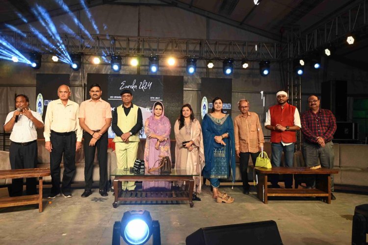 शम्भुनाथ इंस्टीट्यूशन में यूरेका 2024 के अंतर्गत अखिल भारतीय कवि सम्मेलन का आयोजन हुआ