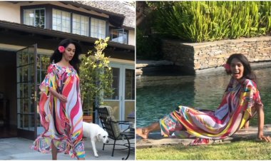 मल्लिका शेरावत ने वीडियो में अमेरिका के आलीशान बंगले की दिखाई झलक