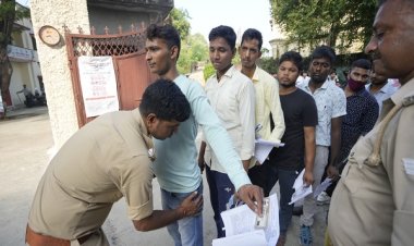 पुलिस आरक्षी भर्ती परीक्षा के चाैथे दिन छह लाख से अधिक अभ्यर्थियों ने दी परीक्षा