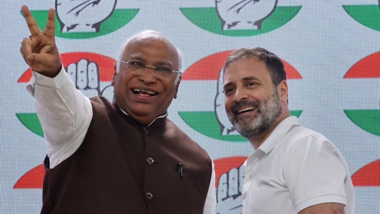 शिवसेना यूबीटी के प्रमुख उद्धव ठाकरे खरगे और राहुल से मिले