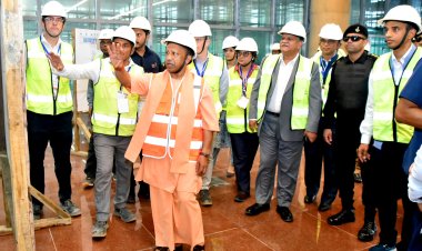 निर्धारित समयसीमा में गुणवत्ता के साथ पूरा हो नोएडा इंटरनेशनल एयरपोर्ट का निर्माण : योगी अदित्यनाथ