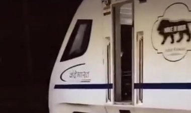 इटावा में वंदे भारत ट्रेन से सांड टकराने से इंजन हुआ फेल, दिल्ली हावड़ा रेल मार्ग एक घंटे रहा बाधित