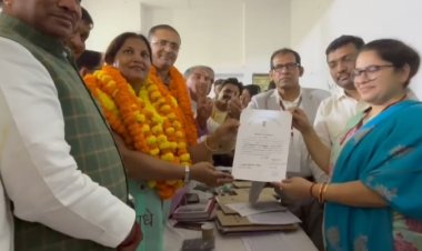 मझवां उपचुनाव: मतगणना सम्पन्न, विजयी प्रत्याशी सुचिस्मिता मौर्या को मिला प्रमाण पत्र