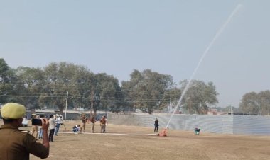 महाकुम्भ में आग बुझाएंगे फायर फाइटिंग रोबोट, एडीजी ने परखीं तैयारियां 