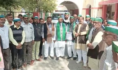 किसानों की समस्याओं को लेकर भाकियू के राष्ट्रीय महासचिव ने सौंपा ज्ञापन 