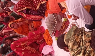 मीरजापुर में 281 जोड़ों का सामूहिक विवाह: शहनाई की गूंज और खुशियों का माहौल