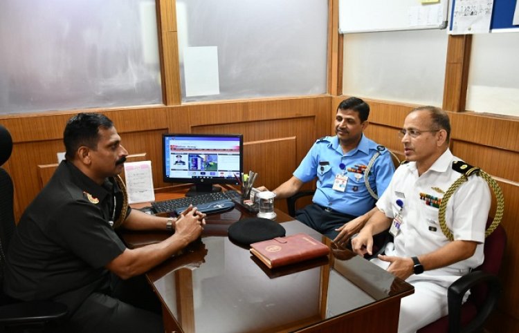 तीनों सेनाओं में तालमेल बढ़ाने के साझा मुद्दों पर किया गया विचार मंथन