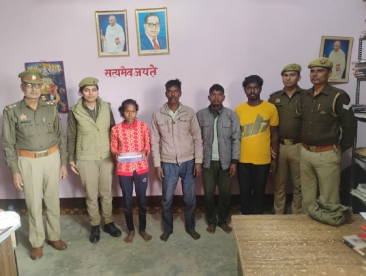प्रेम प्रपंच में बाधक बन रही प्रेमी के मां को प्रेमिका ने उतारा मौत के घाट,चार गिरफ्तार