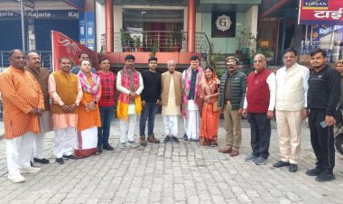 राम विवाह में शामिल होने राम मंदिर महासचिव चम्पत राय  जनकपुर रवाना