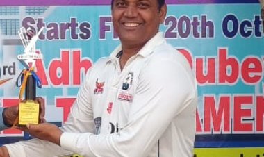 गोपाल यादव ने की धुआंधार बल्लेबाजी,  तारिक क्रिकेट क्लब ने जीता मैच