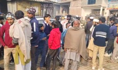 दंगा नियंत्रण अभ्यास के गोलों से मची अफरा तफरी