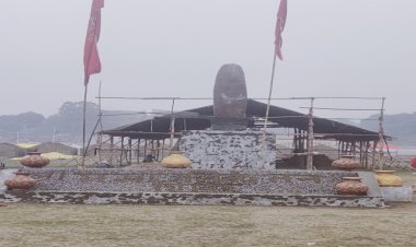कुम्भनगरी में 21 फीट ऊंचे मचान से भक्त करेंगे श्री अच्युतेश्वर महादेव का रूद्राभिषेक
